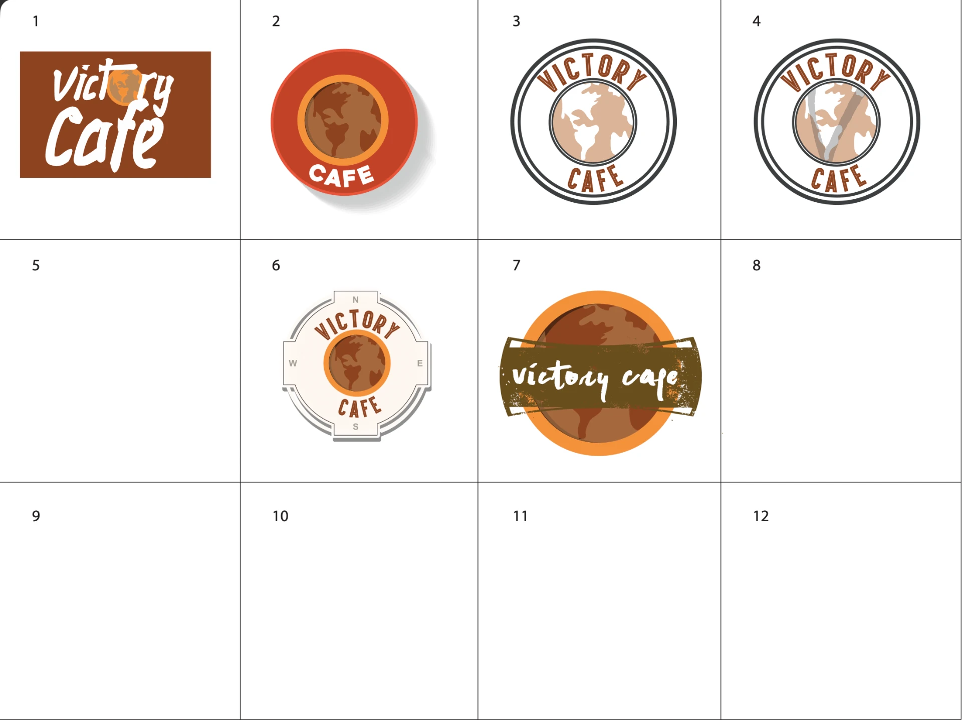 Victory Cafe — Branding project — 4