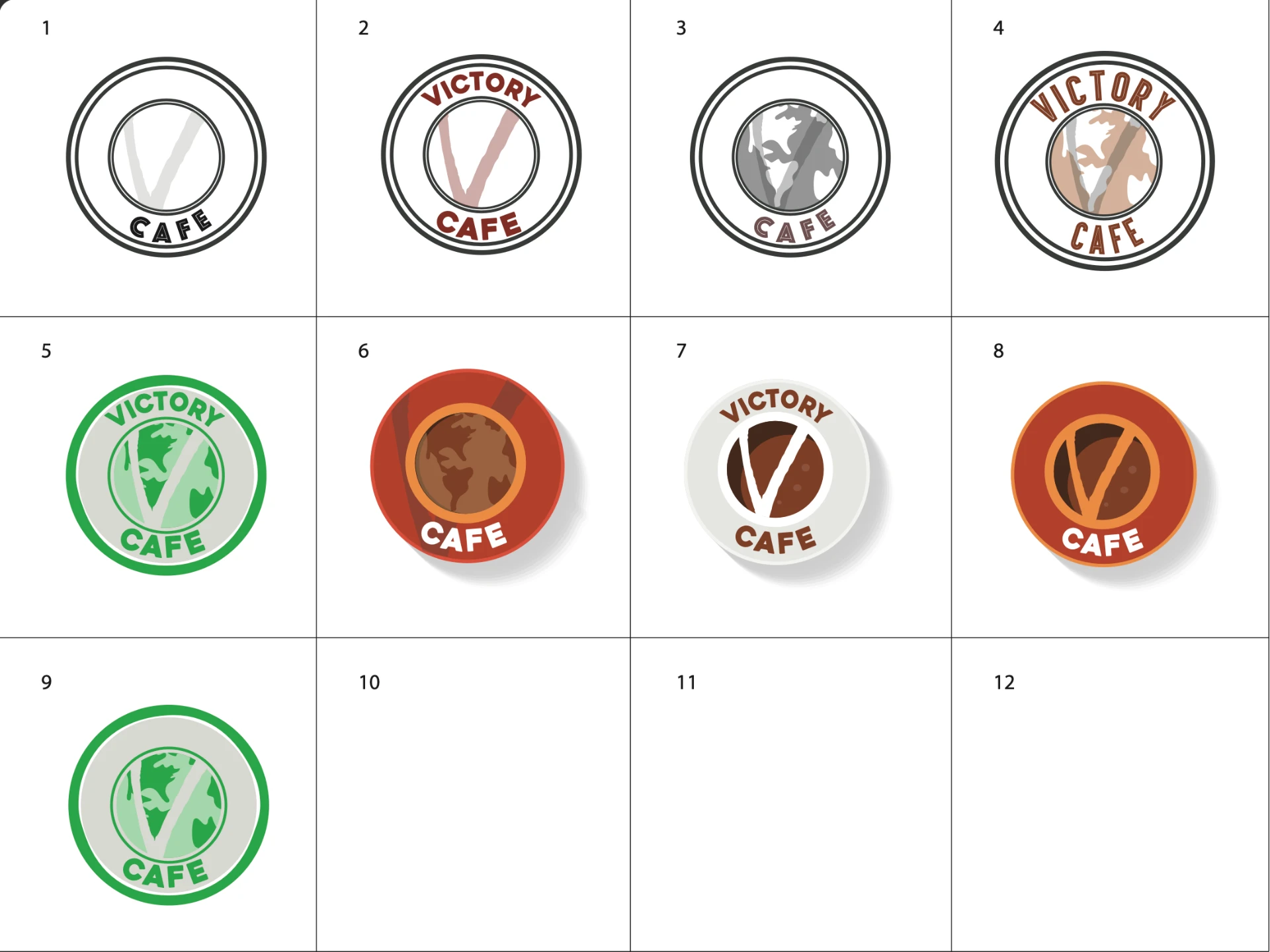 Victory Cafe — Branding project — 5
