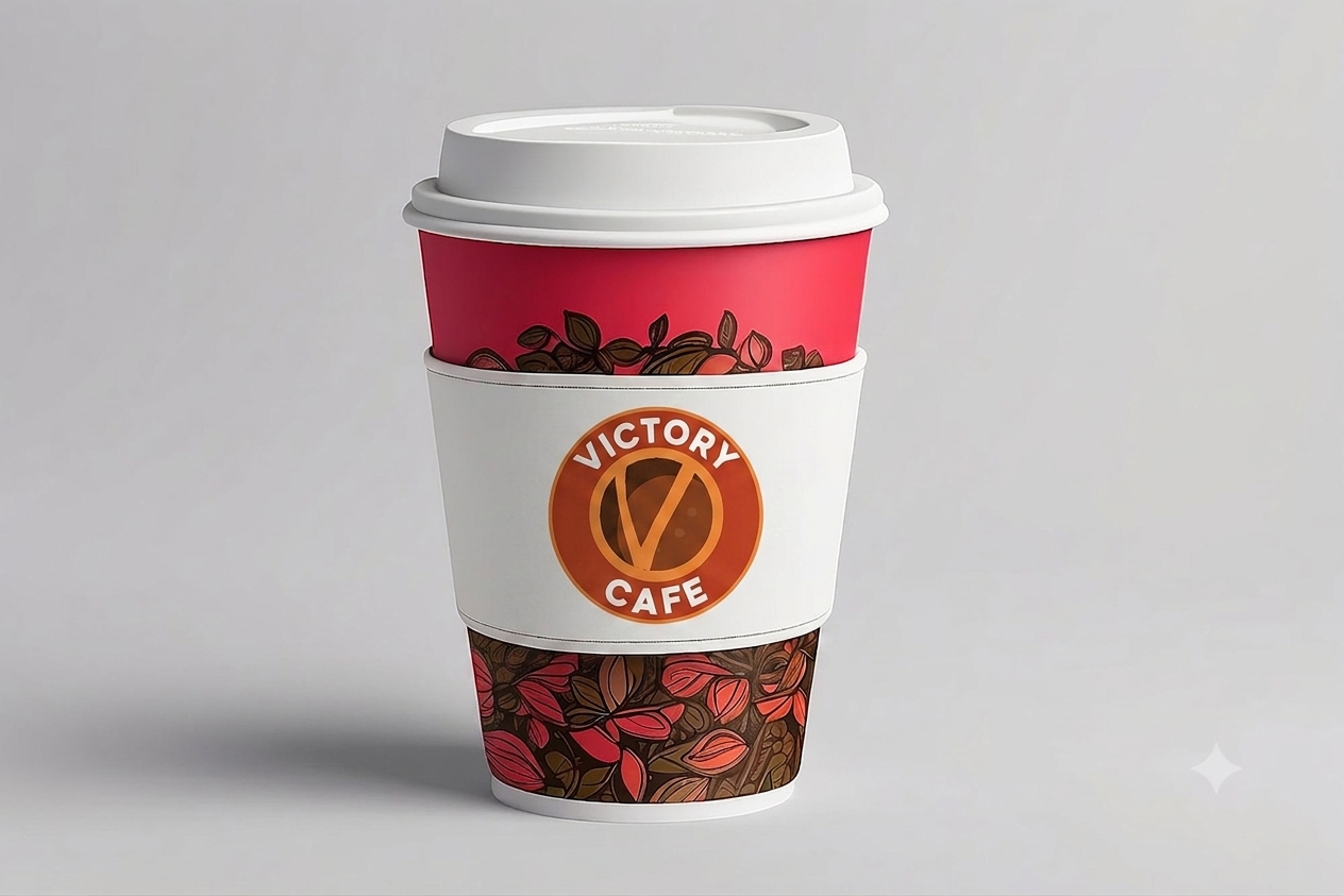 Victory Cafe — Branding project — 2