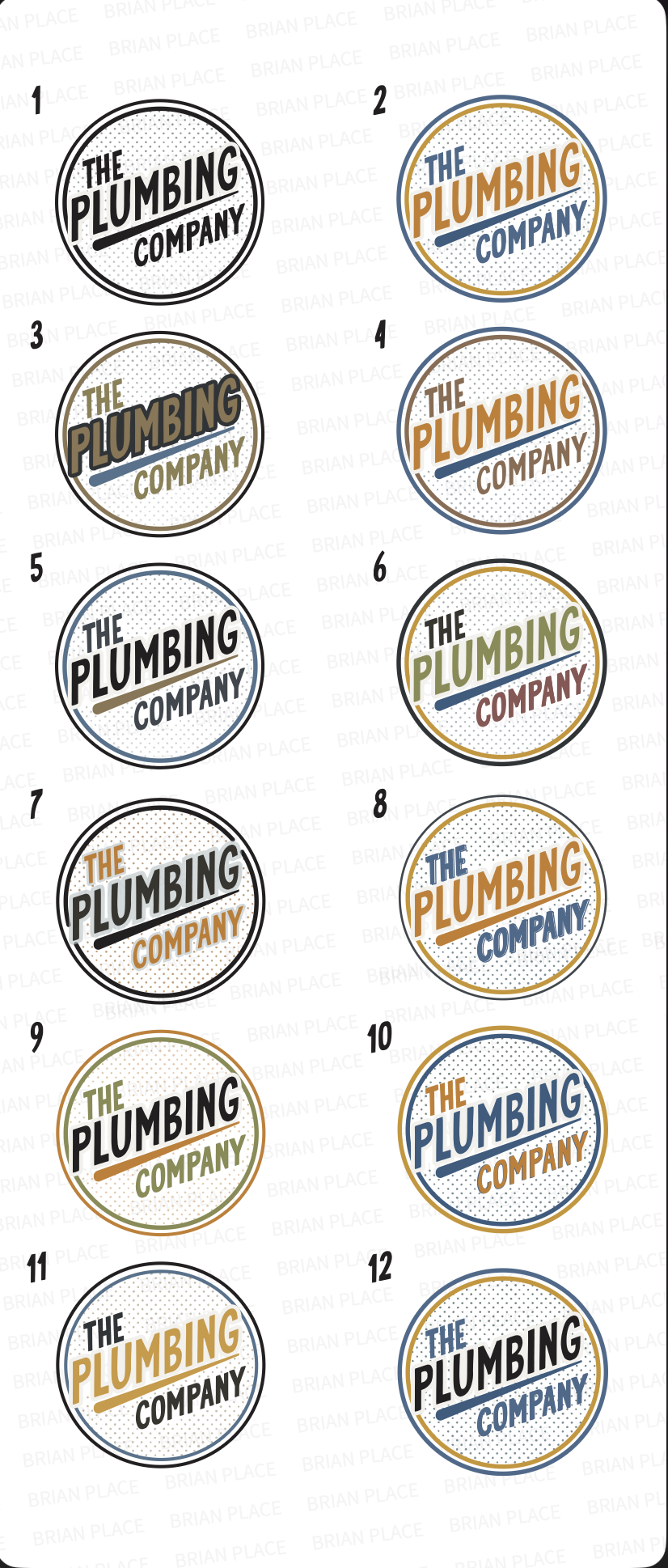 The Plumbing Company Mark — Branding project — 4